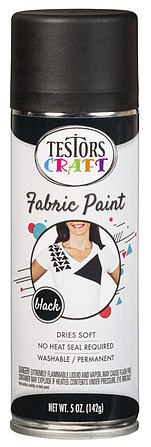 Testors Craft 5 Oz Fabric Spray Paint B #344357