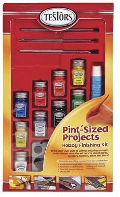 Testors Pint Size Projects Hobby and Model Paint Set #4031