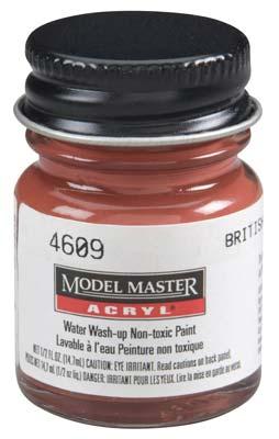 Testors Model Master British Crimson FG02009 1/2 oz Hobby and Model Acrylic Paint #4609