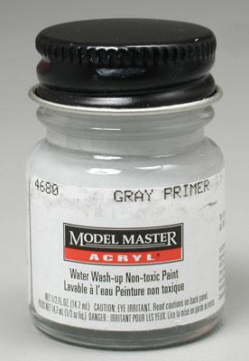 Testors Model Master Gray Primer GP00843 1/2 oz Hobby and Model Acrylic Paint #4680