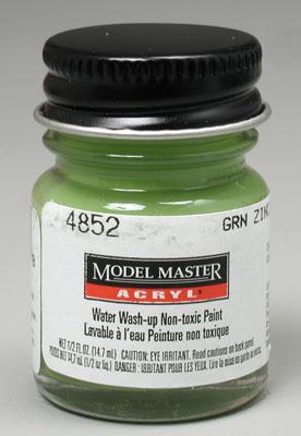 Testors Model Master Green Zinc Chromate AN00628 1/2 oz Hobby and Model Acrylic Paint #4852