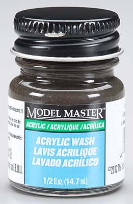 Testors Model Master Black Detail Wash 1/2 oz Hobby and Model Acrylic Paint #4871