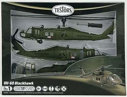 Testors UH-60 Black Hawk Plastic Model Helicopter Kit 1/60 Scale #650026