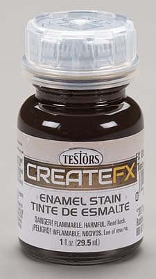Testors FX Enamel Stain Oil Grease 1 oz Hobby and Model Enamel Paint #79303