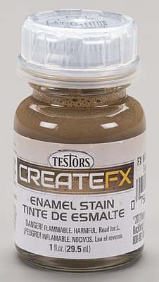 Testors FX Enamel Stain Natural 1 oz Hobby and Model Enamel Paint #79307