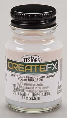Testors FX Acrylic Finish Clear Gloss 1 oz Hobby and Model Acrylic Paint #79500