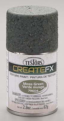 Testors FX Spray Enamel Texture Moss Green 2.9 oz Hobby and Model Enamel Paint #79604