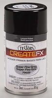 Testors FX Spray Lacq Primer SFine Gray 3 oz Hobby and Model Lacquer Paint #79622