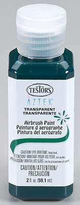 Testors Aztek Airbrushable Transparent Dark Grn Acrylc 2 Oz Hobby And ...