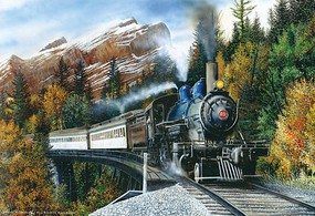 Train-Enthusiast Puzzle Autumn Mist 1000PC