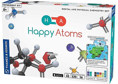 ThamesKosmos Happy Atoms Digital & Physical Chemistry Set