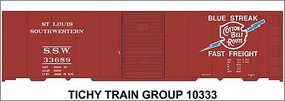 Tichy-Train HO SSW Cotton Belt 40' Steel Boxcr Decal