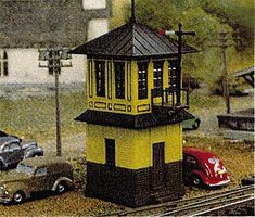 Tichy-Train Wooden Signal Tower Kit N Scale Model Railroad Building #2601