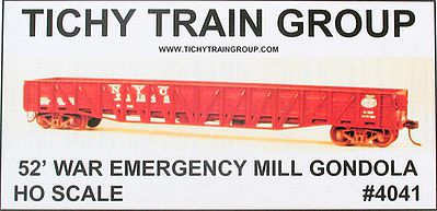 Tichy-Train 52 War Emergency Gondola with Decals HO Scale Model Train Freight Car #4041d