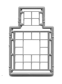 Tichy-Train 20-Pane Industrial Window (3) HO Scale Model Railroad Building Accessory #8087