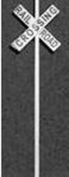 thumbnail interactive-video image 1 of 2 X HO Scale Railroad Warning Signs – Stop & Crossing Trackside Traffic Signals With Stands – Painted Brass 1 of 3