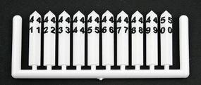 Tichy-Train Milepost Markers Post Numbers 1 to 50 HO Scale Model Railroad Road Accessory #8184