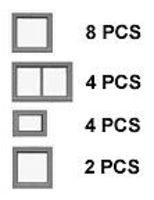 thumbnail interactive-video image 1 of Tichy N Scale Work Car Windows – 24" X 24" Scale – 12 Pieces For Building Details 1 of 3