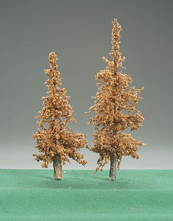 Timberline Deadwood Brown Pine Trees w/Real Wood Trunks 4 to 6 (2) Model Railroad Tree #1118