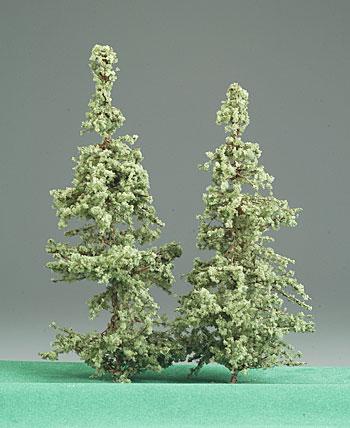 Timberline Timberline Green Pine Trees 4 to 6 pkg(2) Model Railroad Tree #123