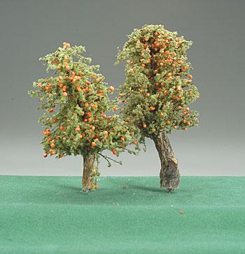Timberline Orange Deciduous Trees 3 to 5 (2) Model Railroad Tree #229