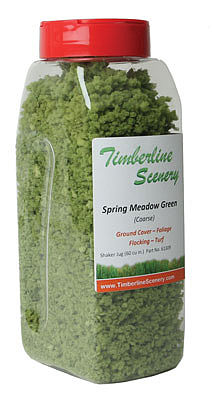 Timberline Spring Meadow (Coarse) Foliage Ground Cover Shaker Jug Model Railroad Scenery #61309