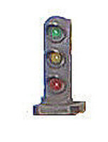 Tomar Dwarf Signal Three-Light (red, yellow & green LEDs) HO Scale Model Railroad Accessory #850