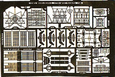Toms WWII US Assorted Radar Equipment Detail Set Plastic Model Ship Accessory 1/700 Scale #706