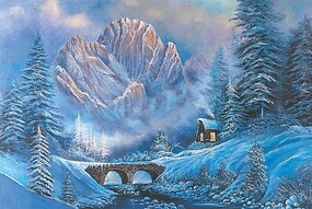 Tomax 1000pc Winter Scene