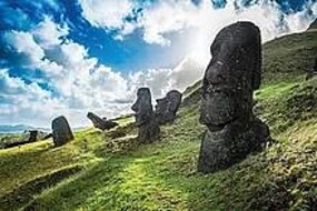 Tomax Moai Statues At Rano Raraku Puzzle