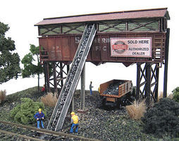 N-Scale-Arch Gravel & Coal Company Kit N Scale Model Railroad Building #10030