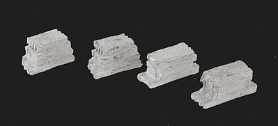 N-Scale-Arch Stone Slab Stacks Kit Unpainted pkg(3) N Scale Model Railroad Building Accessory #20070