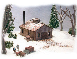 N-Scale-Arch Maple Sugar House Kit Z Scale Model Railroad Building #30056