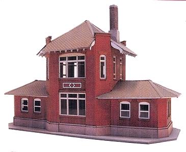 N-Scale-Arch MG Tower Kit HO Scale Model Railroad Building #40007