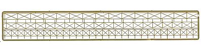 N-Scale-Arch Cross Bar Fence with Gate (3 styles) N Scale Model Railroad Building Accessory #61072