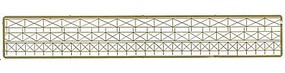 N-Scale-Arch Cross Bar Fence with Gate (3 styles) N Scale Model Railroad Building Accessory #61072