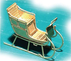N-Scale-Arch Cutter Sleigh - Etched-Brass Kit - Making a Scene - N-Scale