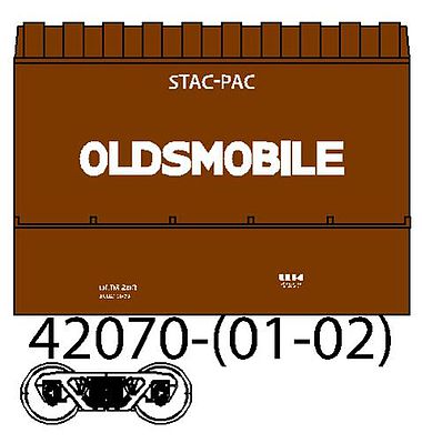 Trainworx 20 Stac-Pac Cntn OLDS #1 - N-Scale