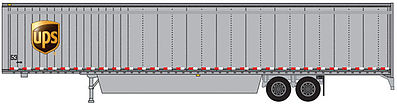 Trainworx 53 Parcel Trlr UPS #1 - N-Scale