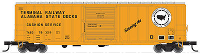 Trainman 50 6 Boxcar Terminal Railway Alabama State Docks HO Scale Model Train Freight Car #20001833