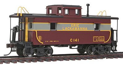 Trainman Steel Center-Cupola Caboose Erie Lackawanna #C141 HO Scale Model Train Freight Car #20002423