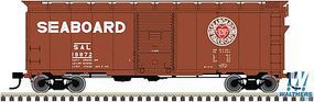 Trainman 40' Boxcar Kit Seaboard Air Line #19872 HO Scale Model Train Freight Car #20003800