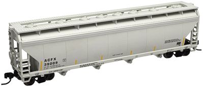 Trainman 4-Bay Covered Hopper Lifeline Foods #39009 N Scale Model Train Freight Car #50000649