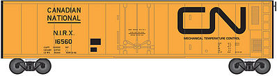 Trainman 50 Mechanical Reefer Canadian National #16536 N Scale Model Train Freight Car #50001168