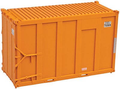 Trainman 20 High Cube Trash Container 4-Pack DSEU Set #5 N Scale Model Train Freight Car #50001686