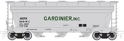 Trainman ACF 3560 Center-Flow Covered Hopper Gardinier, Inc. N Scale Model Train Freight Car #50001887