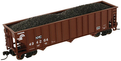 Trainman 90-Ton 3-Bay Hopper w/Load CSX NYC #494225 N Scale Model Train Freight Car #50002008
