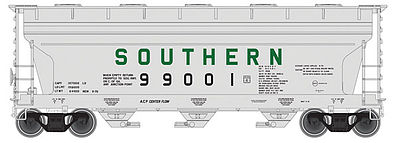 Trainman 3560 Covered Hopper Southern #99001 N Scale Model Train Freight Car #50002282
