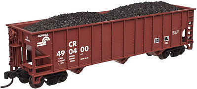 Trainman 90 Ton Hopper Conrail #490410 N Scale Model Train Freight Car #50002372