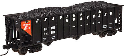 Trainman 90 Ton Hopper Reading & Northern #7410 N Scale Model Train Freight Car #50002378